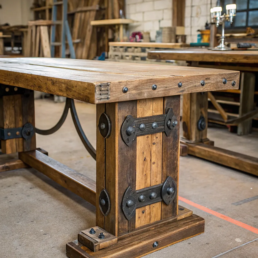 Crafting furniture from recycled materials